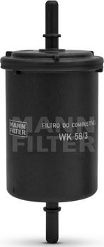 Mann-Filter WK 58/3 - Kraftstofffilter alexcarstop-ersatzteile.com