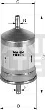 Mann-Filter WK 79/80 - Kraftstofffilter alexcarstop-ersatzteile.com