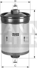 Mann-Filter WK 613/2 - Kraftstofffilter alexcarstop-ersatzteile.com