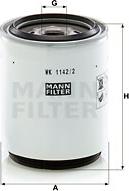 Mann-Filter WK 1142/2 x - Kraftstofffilter alexcarstop-ersatzteile.com