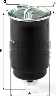 Mann-Filter WK 842/3 - Kraftstofffilter alexcarstop-ersatzteile.com