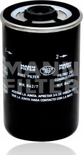 Mann-Filter WK 842/7 - Kraftstofffilter alexcarstop-ersatzteile.com