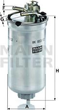 Mann-Filter WK 853/12 z - Kraftstofffilter alexcarstop-ersatzteile.com