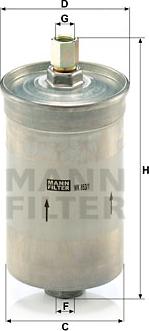 Mann-Filter WK 853/1 - Kraftstofffilter alexcarstop-ersatzteile.com