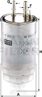 Mann-Filter WK 853/21 - Kraftstofffilter alexcarstop-ersatzteile.com