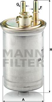 Mann-Filter WK 853/7 - Kraftstofffilter alexcarstop-ersatzteile.com