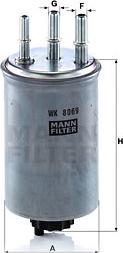 Mann-Filter WK 8069 - Kraftstofffilter alexcarstop-ersatzteile.com