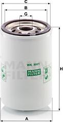 Mann-Filter WK 8001 - Kraftstofffilter alexcarstop-ersatzteile.com