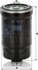 Mann-Filter WK 8019/1 - Kraftstofffilter alexcarstop-ersatzteile.com