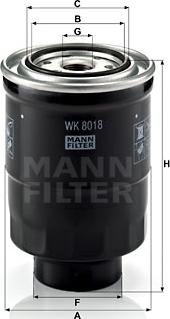 Mann-Filter WK 8018 x - Kraftstofffilter alexcarstop-ersatzteile.com