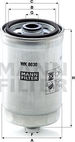 Mann-Filter WK 8030 - Kraftstofffilter alexcarstop-ersatzteile.com