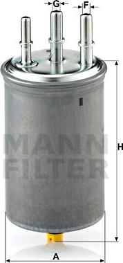 Mann-Filter WK 829/7 - Kraftstofffilter alexcarstop-ersatzteile.com