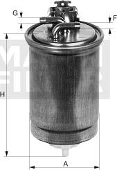 Mann-Filter WK853/3 - Kraftstofffilter alexcarstop-ersatzteile.com