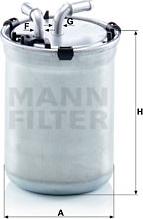 Mann-Filter WK 823/2 - Kraftstofffilter alexcarstop-ersatzteile.com