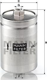 Mann-Filter WK 725 - Kraftstofffilter alexcarstop-ersatzteile.com