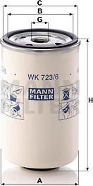 Mann-Filter WK 723/6 - Kraftstofffilter alexcarstop-ersatzteile.com