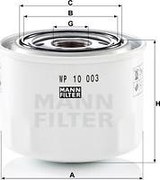 Mann-Filter WP 10 003 - Ölfilter alexcarstop-ersatzteile.com