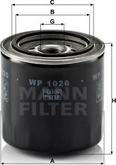 Mann-Filter WP 1026 - Ölfilter alexcarstop-ersatzteile.com