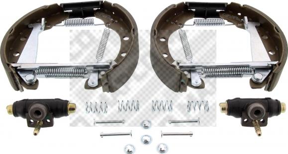 Mapco 9837 - Bremsbackensatz alexcarstop-ersatzteile.com