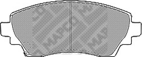 Mapco 6549 - Bremsbelagsatz, Scheibenbremse alexcarstop-ersatzteile.com