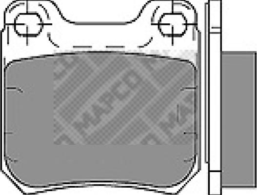 Mapco 6357 - Bremsbelagsatz, Scheibenbremse alexcarstop-ersatzteile.com