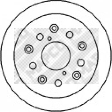 Mapco 15565 - Bremsscheibe alexcarstop-ersatzteile.com