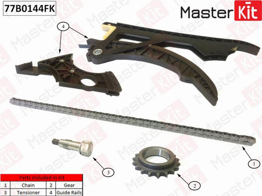 MasterKit 77B0144FK - Steuerkettensatz alexcarstop-ersatzteile.com