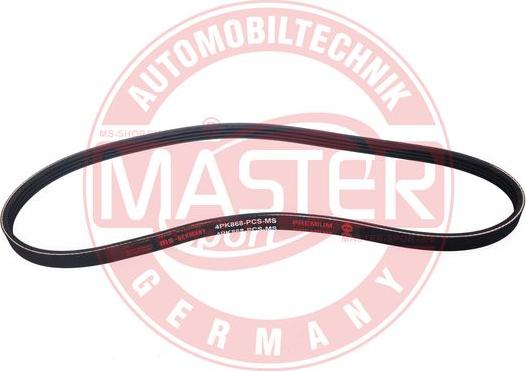 MASTER-SPORT GERMANY 4PK868-PCS-MS - Keilrippenriemen alexcarstop-ersatzteile.com