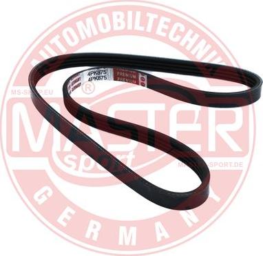 MASTER-SPORT GERMANY 4PK875-PCS-MS - Keilrippenriemen alexcarstop-ersatzteile.com