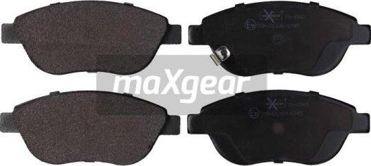 Maxgear 19-1540 - Bremsbelagsatz, Scheibenbremse alexcarstop-ersatzteile.com