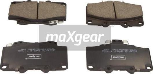 Maxgear 19-1761 - Bremsbelagsatz, Scheibenbremse alexcarstop-ersatzteile.com