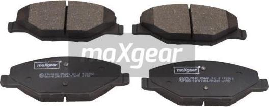 Maxgear 19-3042 - Bremsbelagsatz, Scheibenbremse alexcarstop-ersatzteile.com