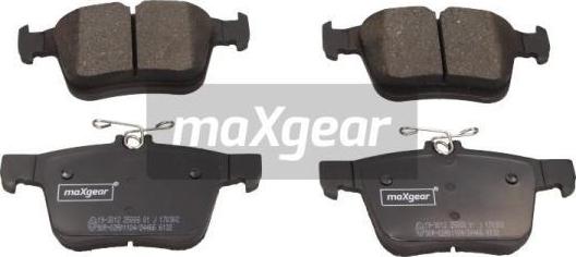 Maxgear 19-3012 - Bremsbelagsatz, Scheibenbremse alexcarstop-ersatzteile.com