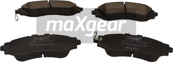 Maxgear 19-3398 - Bremsbelagsatz, Scheibenbremse alexcarstop-ersatzteile.com