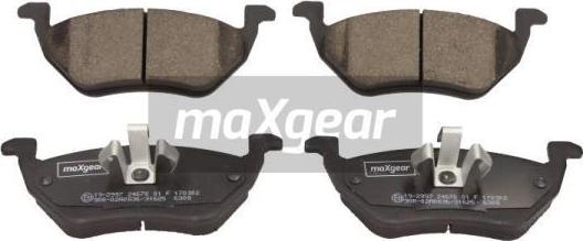 Maxgear 19-2997 - Bremsbelagsatz, Scheibenbremse alexcarstop-ersatzteile.com