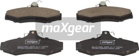 Maxgear 19-2945 - Bremsbelagsatz, Scheibenbremse alexcarstop-ersatzteile.com