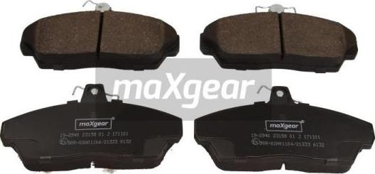 Maxgear 19-2940 - Bremsbelagsatz, Scheibenbremse alexcarstop-ersatzteile.com