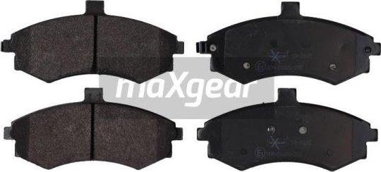 Maxgear 19-2165 - Bremsbelagsatz, Scheibenbremse alexcarstop-ersatzteile.com