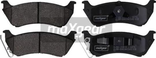 Maxgear 19-2869 - Bremsbelagsatz, Scheibenbremse alexcarstop-ersatzteile.com