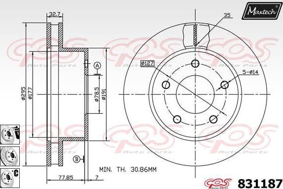 Maxtech 5271012 - Achsschenkel, Radaufhängung alexcarstop-ersatzteile.com