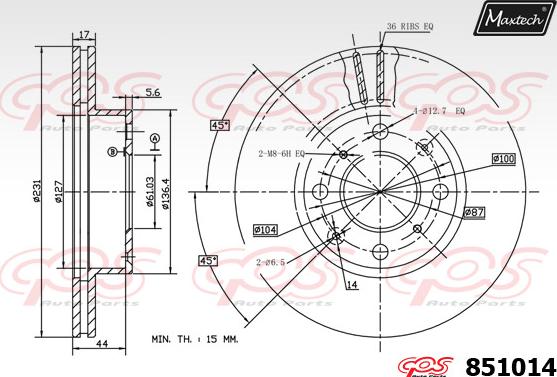 Maxtech 70160094 - Führungshülsensatz, Bremssattel alexcarstop-ersatzteile.com