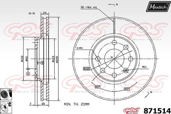 Maxtech 70160126 - Führungshülsensatz, Bremssattel alexcarstop-ersatzteile.com