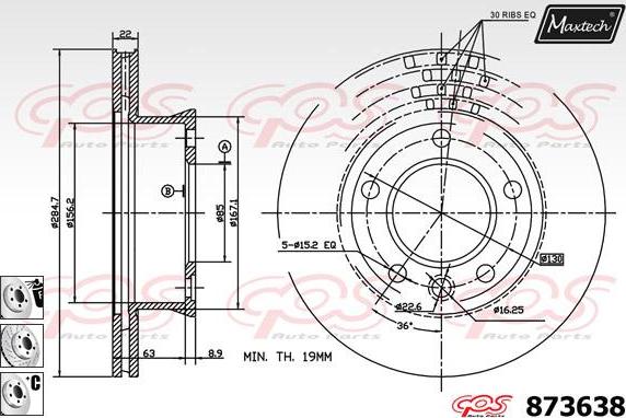 Maxtech 70200320 - Reparatursatz, Bremssattel alexcarstop-ersatzteile.com