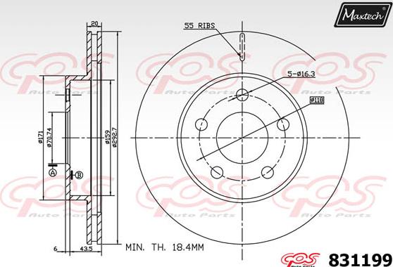 Maxtech 70180352 - Dichtung, Bremssattelkolben alexcarstop-ersatzteile.com