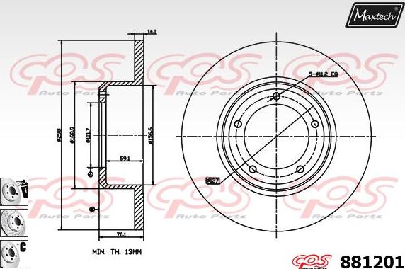 Maxtech 70200524 - Reparatursatz, Bremssattel alexcarstop-ersatzteile.com