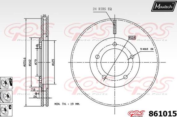 Maxtech 70200649 - Reparatursatz, Bremssattel alexcarstop-ersatzteile.com