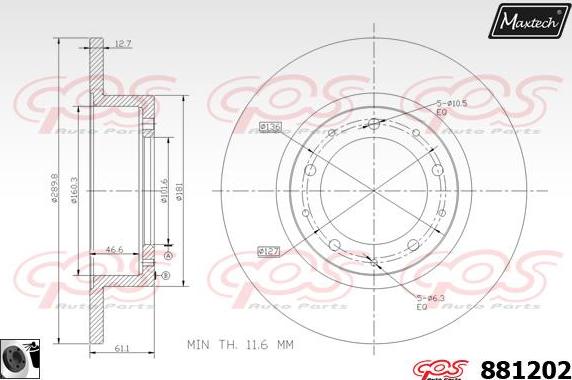 Maxtech 70200269 - Reparatursatz, Bremssattel alexcarstop-ersatzteile.com