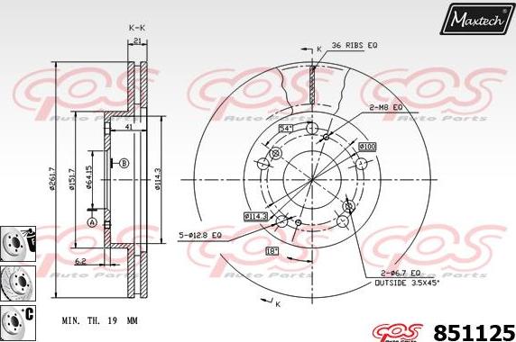 Maxtech 70200234 - Reparatursatz, Bremssattel alexcarstop-ersatzteile.com