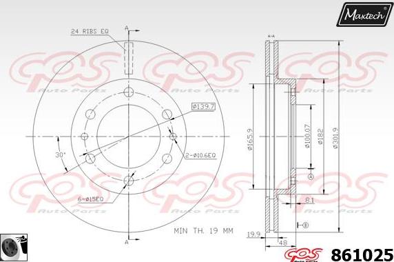 Maxtech 70200233 - Reparatursatz, Bremssattel alexcarstop-ersatzteile.com