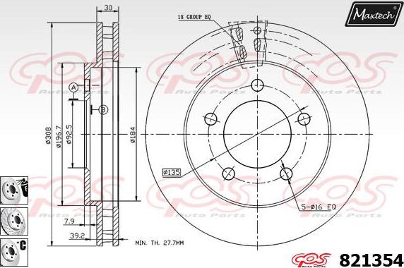 Maxtech 70203042 - Reparatursatz, Bremssattel alexcarstop-ersatzteile.com